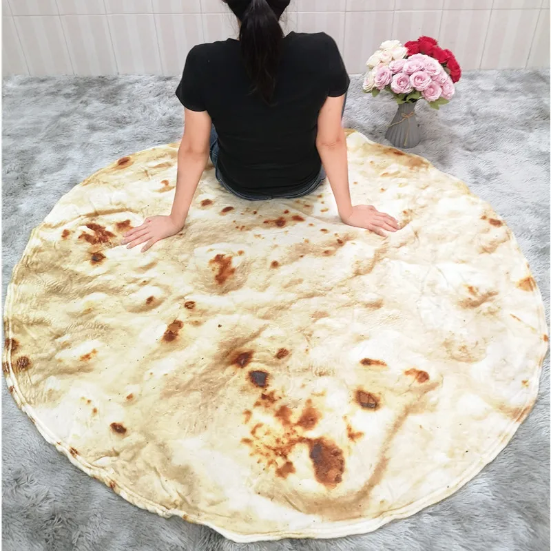 Tortilla Warmer Cloth - Manta suave con diseño de tortilla