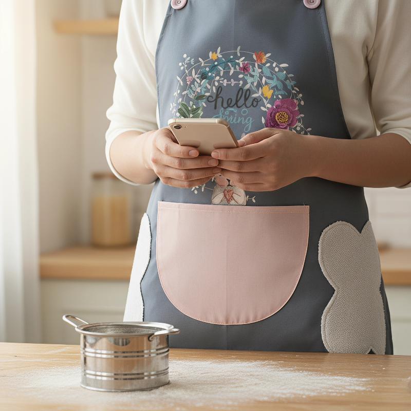 Home Cooking Service - Nuevo Delantal de Cocina Impermeable con