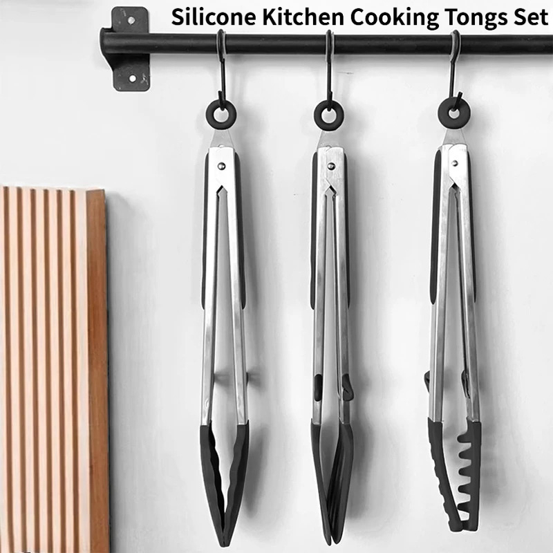 Home Cooking Utensil Set - Juego de 3 Pinzas de Cocina