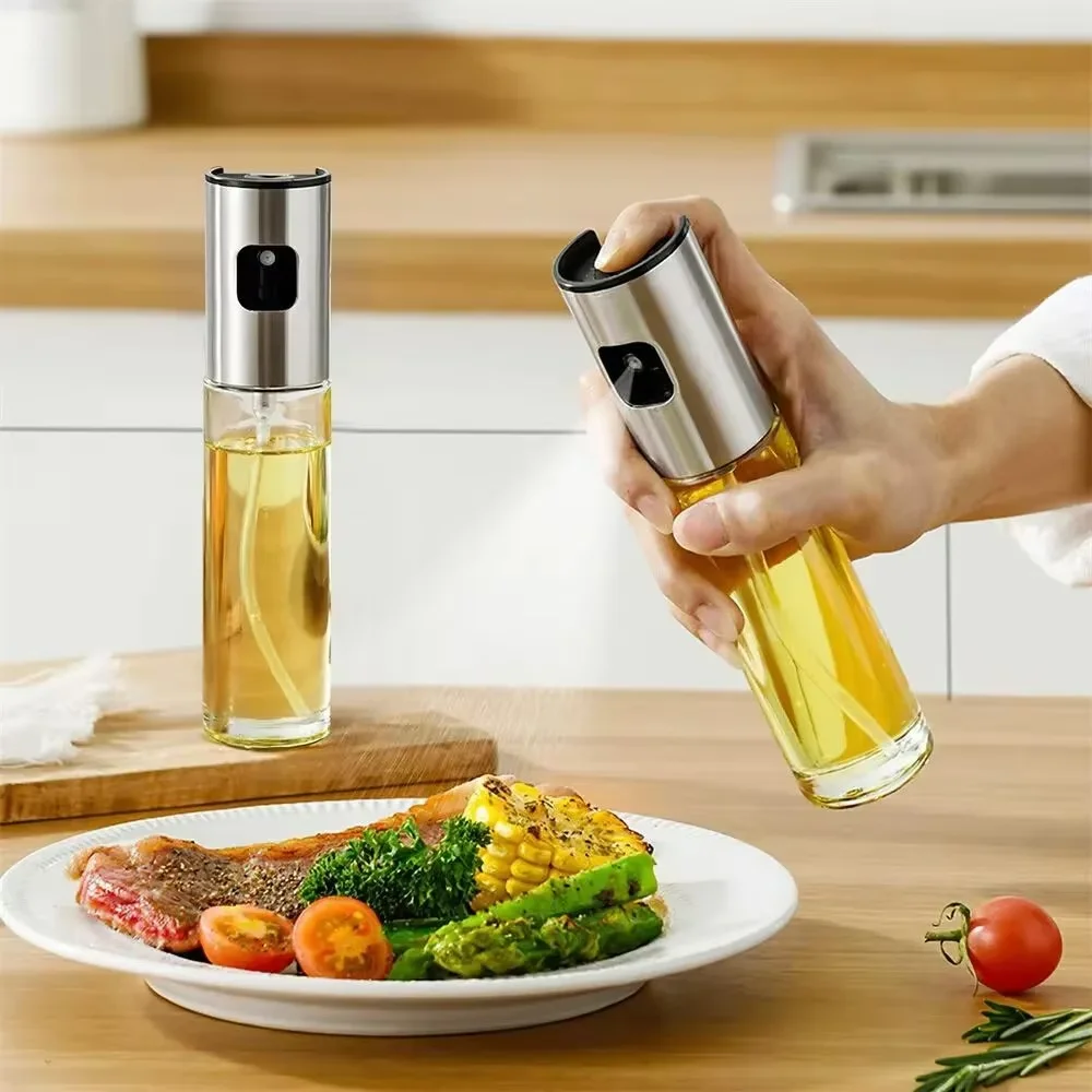 Home Cooking Utensil Set - Pulverizador de aceite de vidrio para