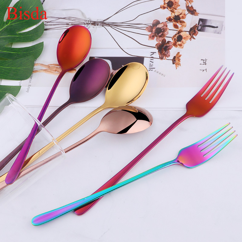 Home Cooking Utensil Set - Tenedor de cena de acero inoxidable
