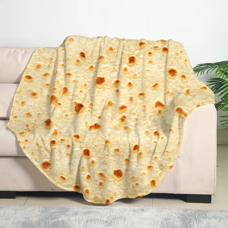 Tortilla Warmer Cloth - 1 manta de franela con estampado