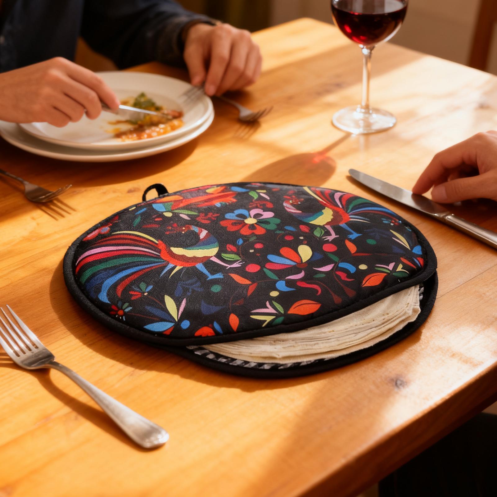 Tortilla Warmer Cloth - Bolsa de tela de 30cm para
