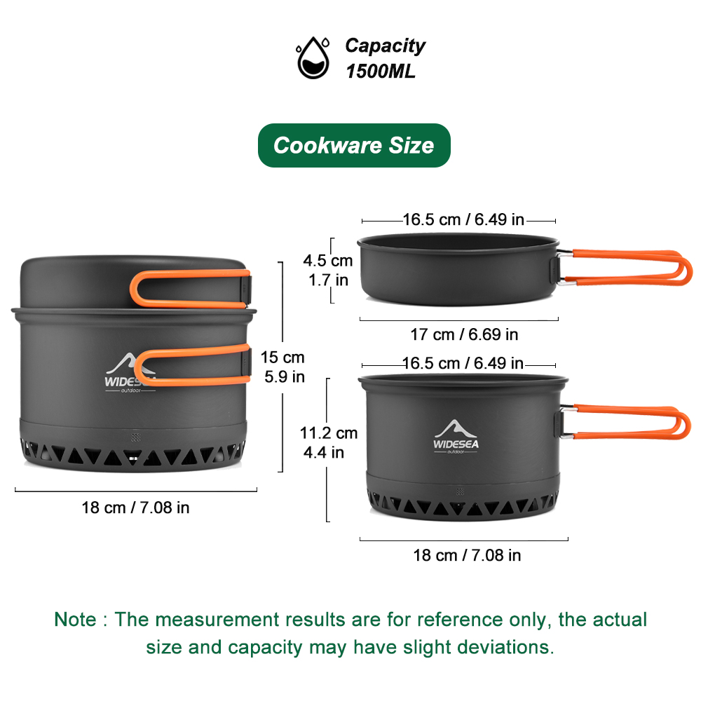 Vajilla para acampar, juego de - Home Cooking Utensil Set reseña y precio
