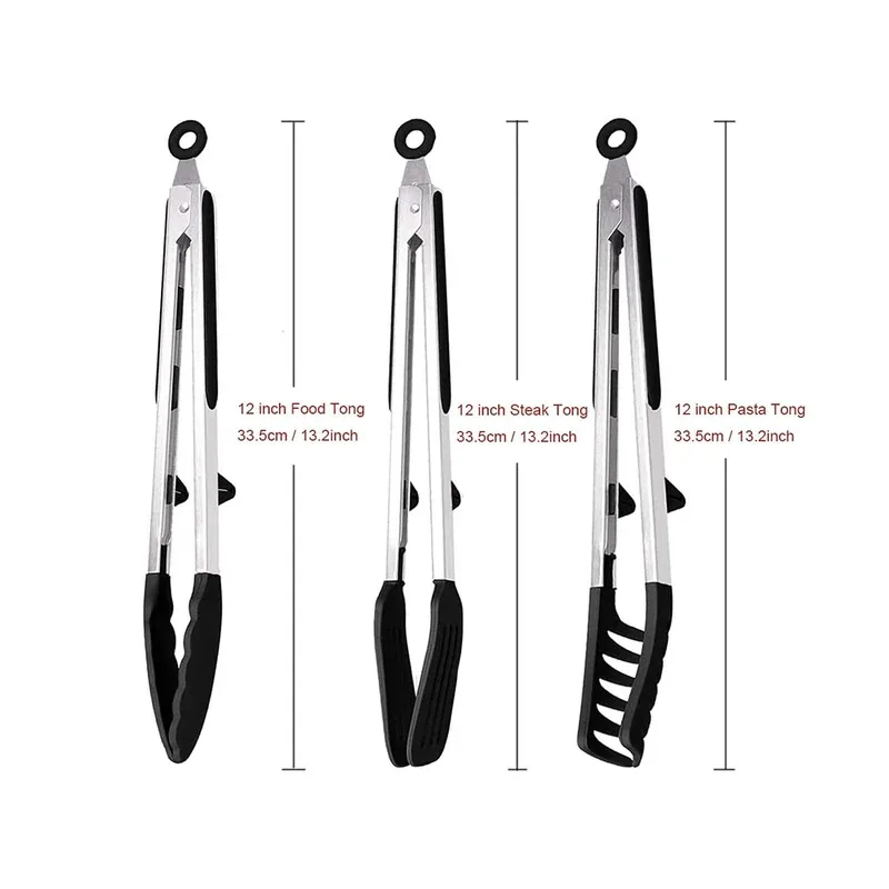Juego de 3 Pinzas de Cocina de - Home Cooking Utensil Set reseña y precio