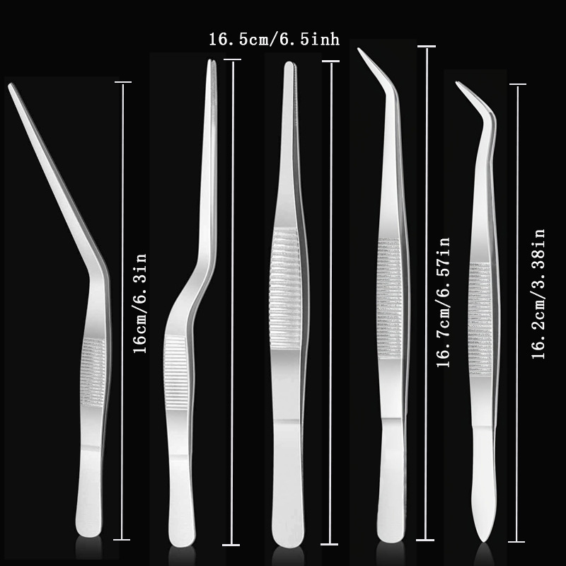 Pinzas de Acero Inoxidable par - Home Cooking Utensil Set reseña y precio