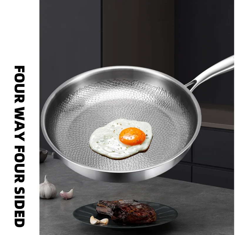 Sartén de titanio puro, sartén - Home Cooking Steak reseña y precio