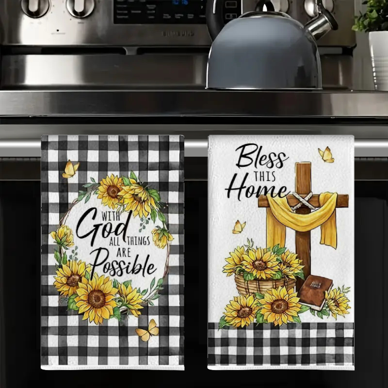 2 piezas, paños de cocina a cu - Home Cooking Is The Best reseña y precio