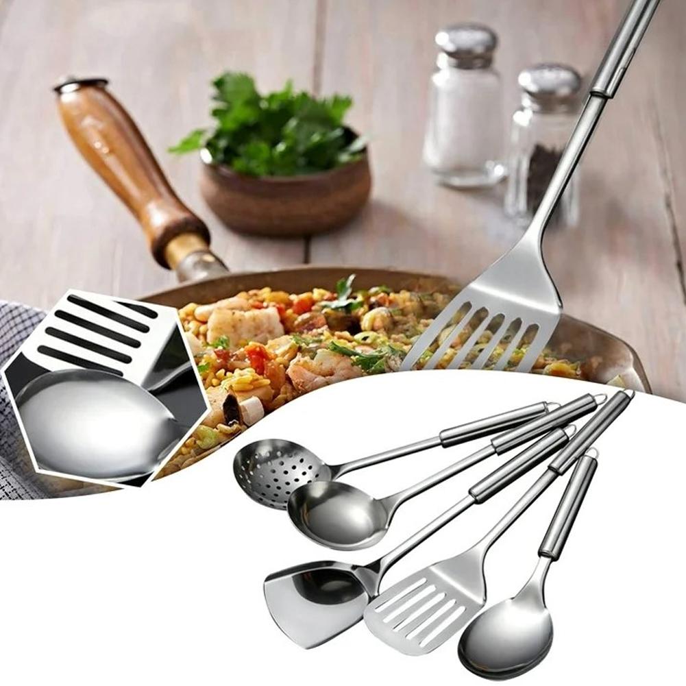 5 unids/set de espátula prácti - Home Cooking Utensil Set reseña y precio