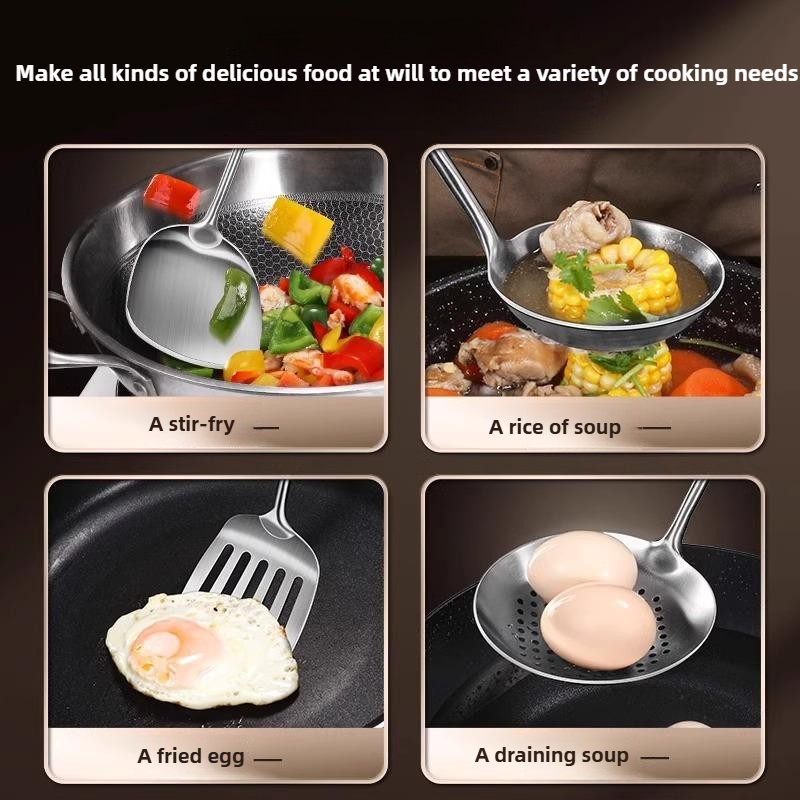 Espátula de acero inoxidable p - Home Cooking Utensil Set reseña y precio
